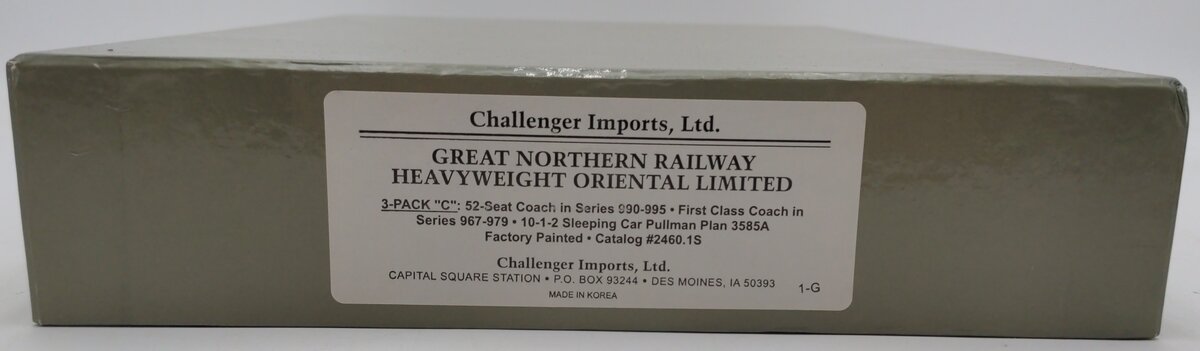 Challenger Imports #2460.1S HO Scale GN Railway 3-Pack C Oriental Limited LN/Box