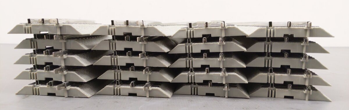 Lionel 6-12015 FasTrack O36 45-Degree Curved Track (20) LN