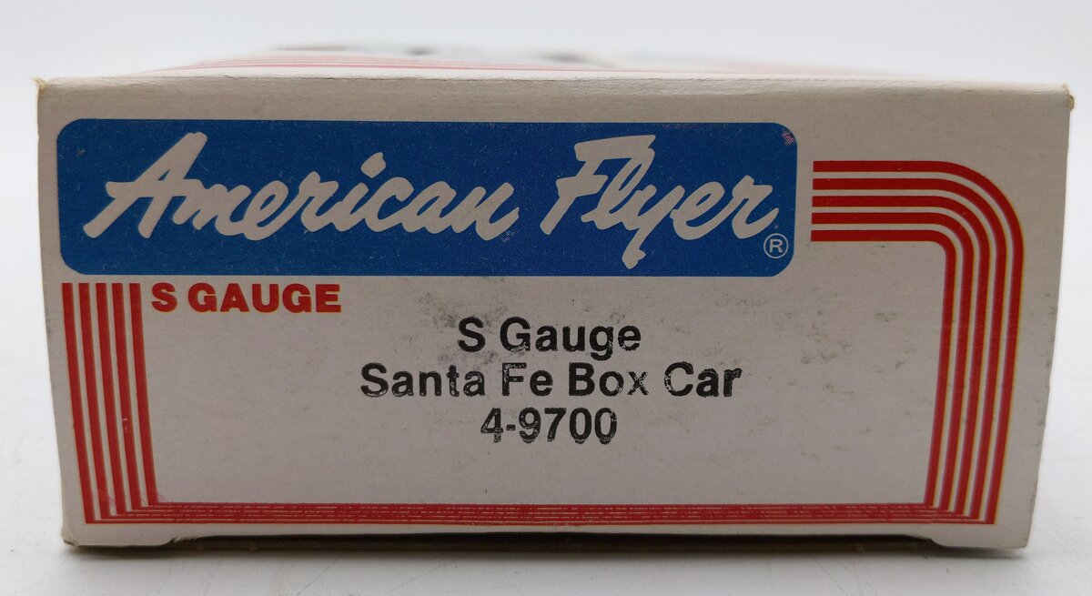American Flyer 4-9700 S Gauge Santa Fe Box Car #9700 EX/Box