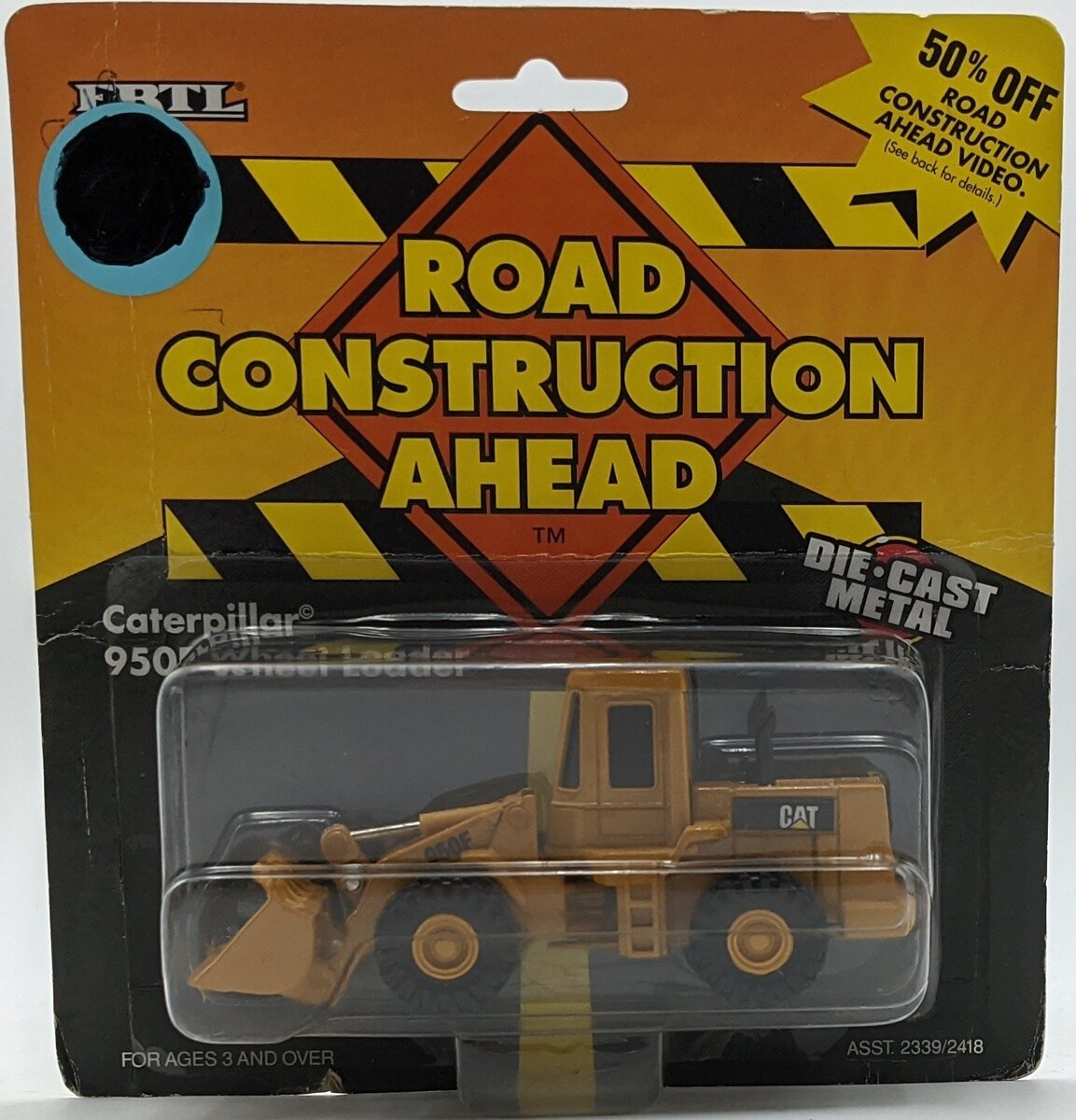 Ertl 2418 1:64 Mighty Movers CAT 950F Wheel Loader NIB