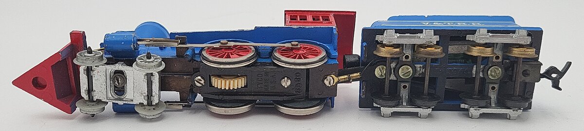 Tyco HO Scale V. & T.R.R. The General Steam locomotive & Tender w/ Wood Load VG