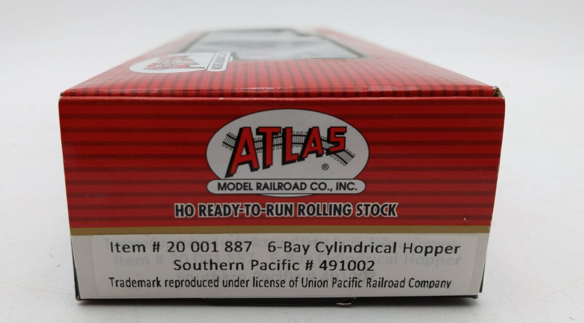 Atlas 20001887 HO Southern Pacific 6-Bay Cylindrical Hopper #491002 MT/Box
