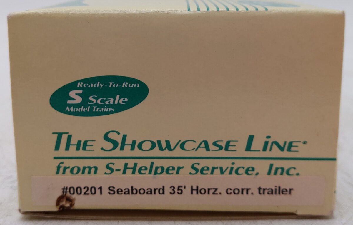 S-Helper 00201 S Scale Seaboard 35 Horizontal Corrugated Trailer EX/Box