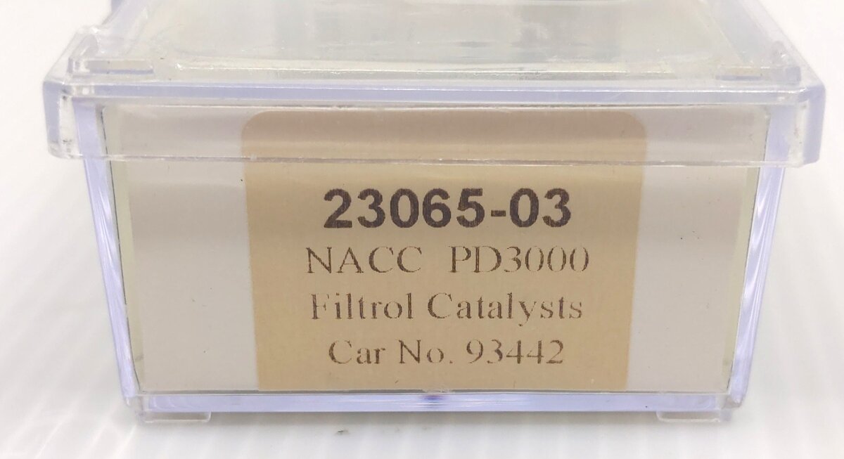 Trainworx Inc 23065-03 N Filtrol Catalysts NACC PD3000 Covered Hopper #93442
