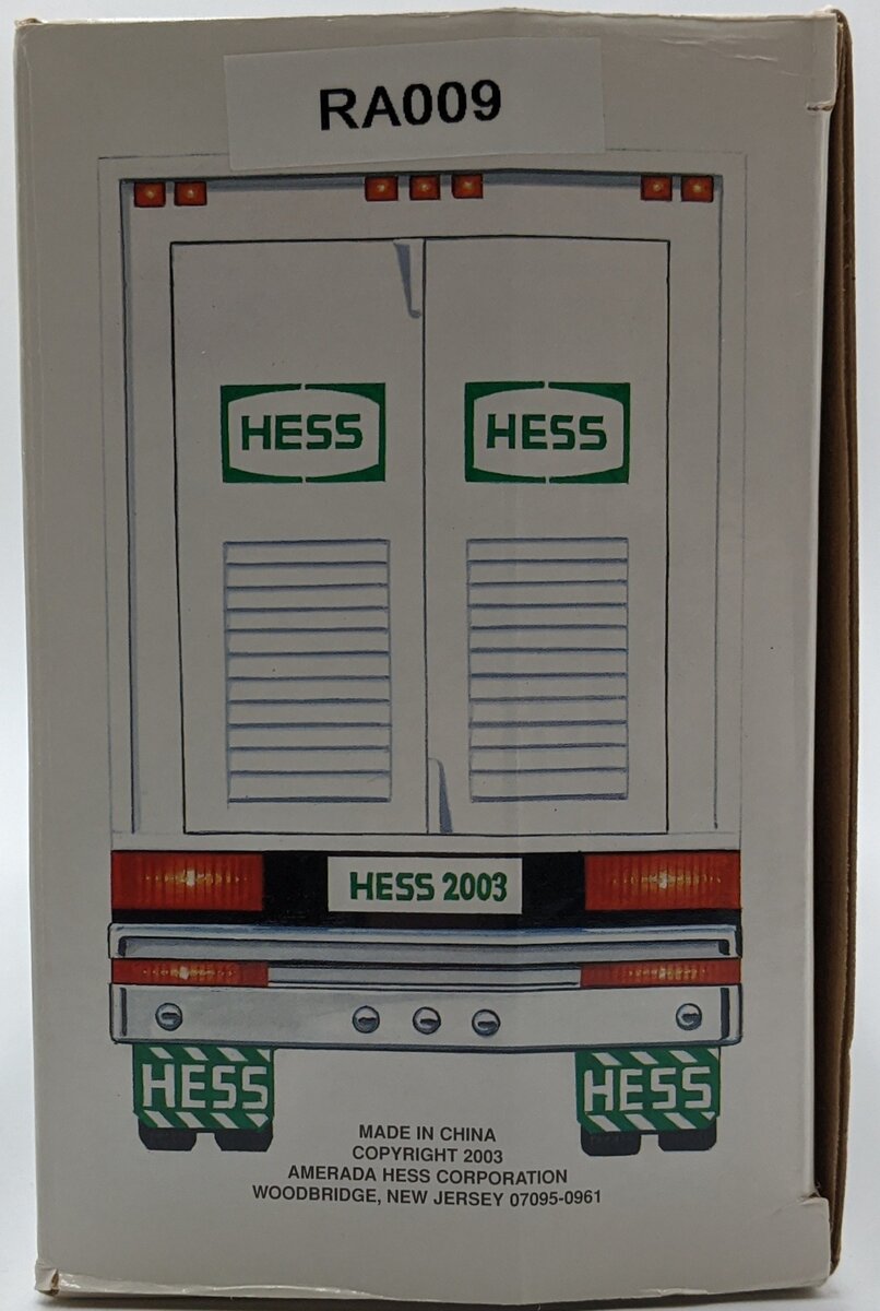 Hess 2003 Die Cast Toy Truck & Racecars w/Pull Back Motors NIB