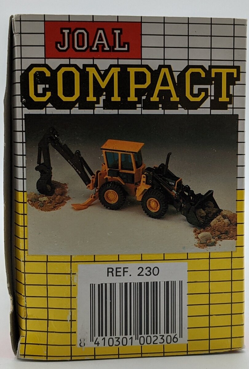 Joal 230 1:50 Scale Volvo EL70 Backhoe Loader NIB