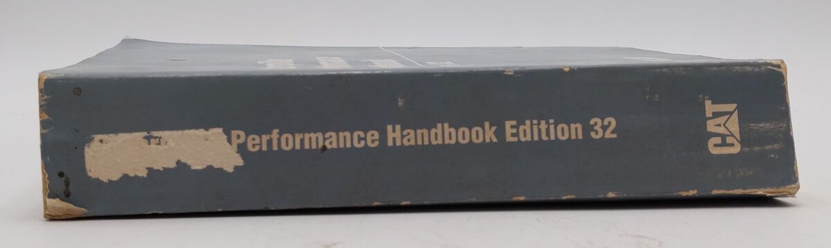 Caterpillar Performance Handbook Edition 32 By Caterpillar VG