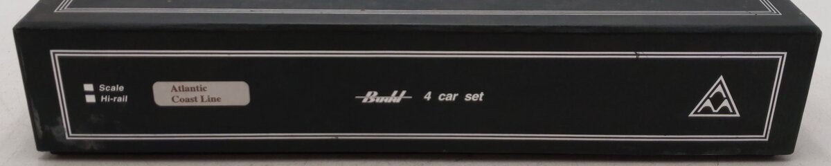American Models BDBS14 S Scale Atlantic Coast Line Passenger Car Set (4) EX/Box