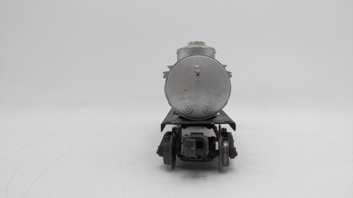 Lionel 6465 Vintage O Silver Sunoco Double Dome Tank Car w/ Steps EX