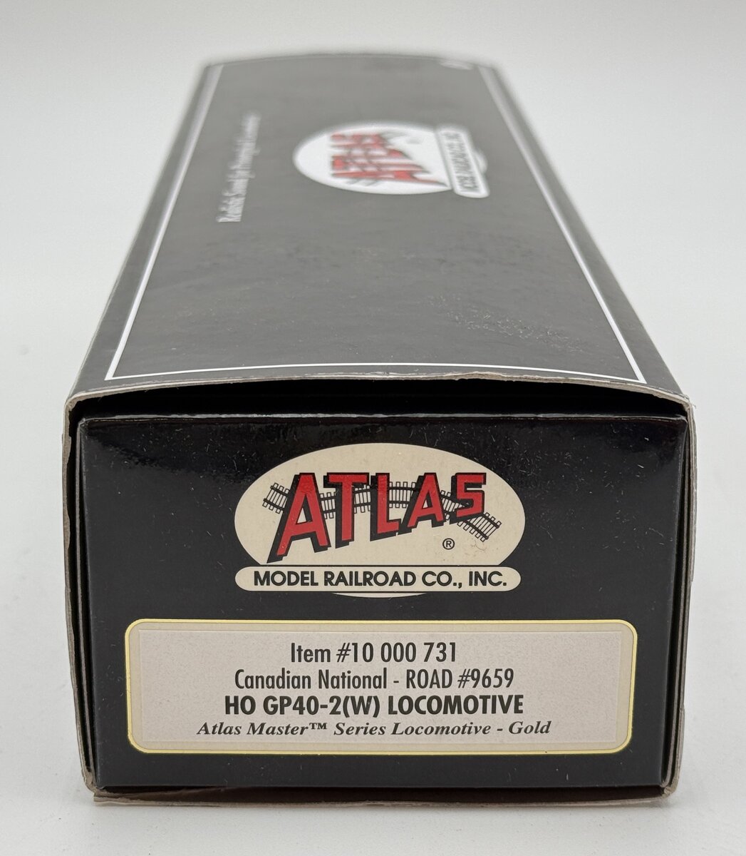 Atlas 10000731 HO Scale Canadian National GP40-2(W) Diesel Engine #9659 w DCC VG/Box
