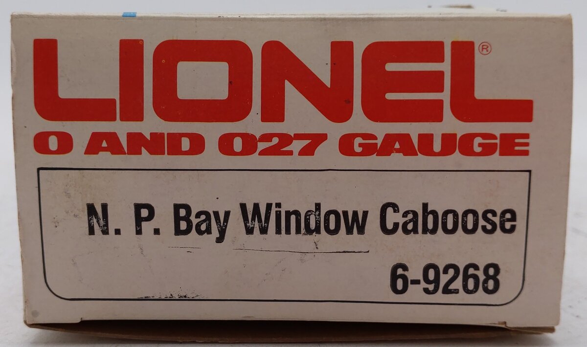 Lionel 6-9268 O Gauge Northern Pacific Bay Window Caboose EX/Box