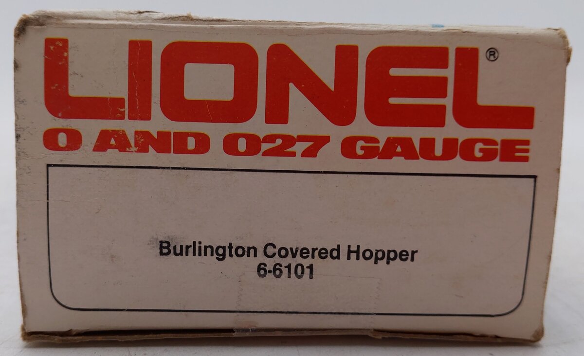 Lionel 6-6101 O Gauge Burlington Northern Covered Hopper EX/Box