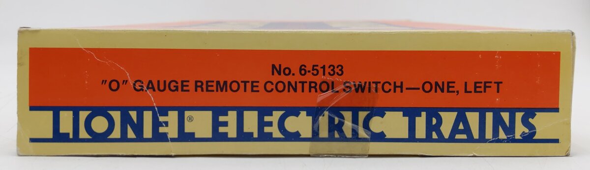 Lionel 6-5133 O Left Hand Remote Control Switch Turnout VG/Box