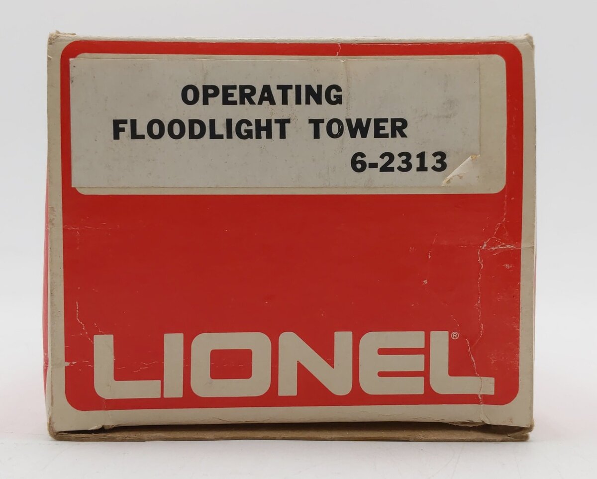 Lionel 6-2313 O Gauge Operating 8-Light Floodlight Tower EX/Box