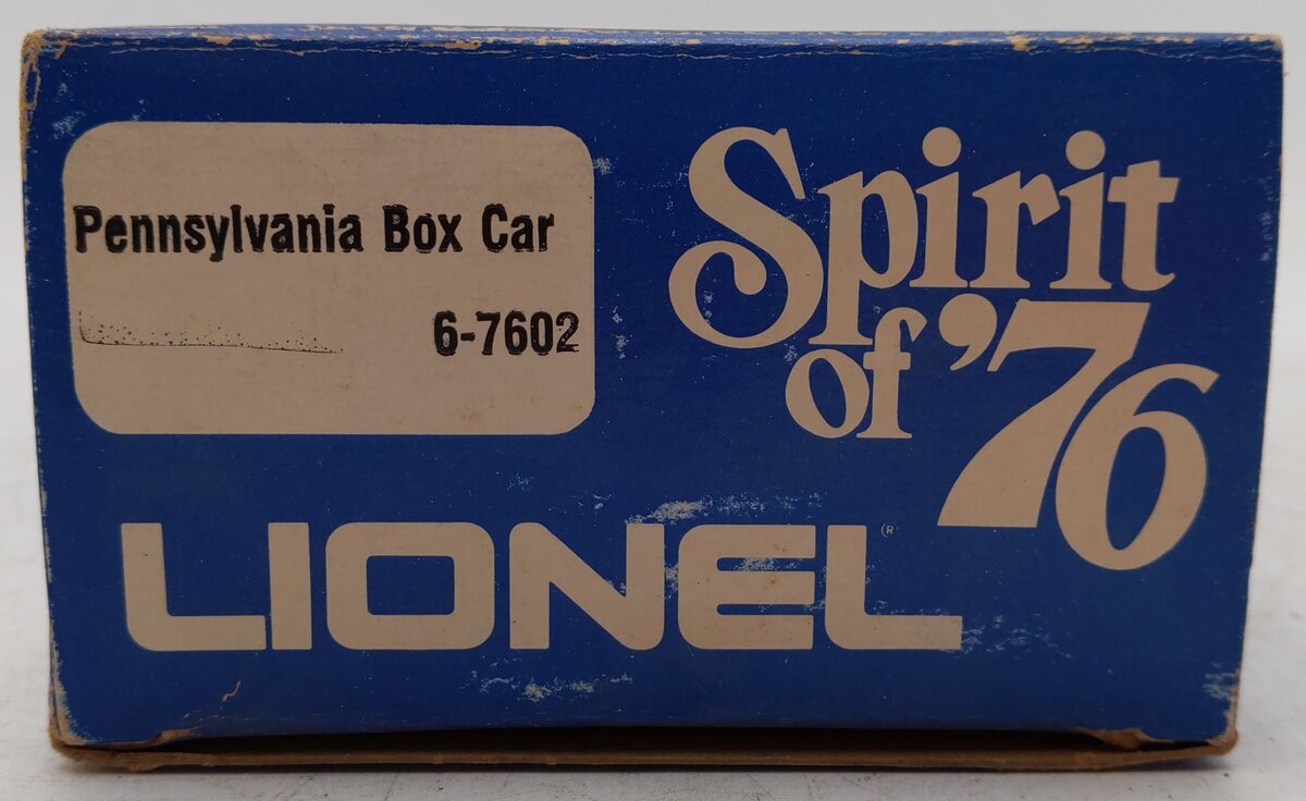 Lionel 6-7602 O Gauge Spirit of 76 State of Pennsylvania Boxcar #7602 VG/Box