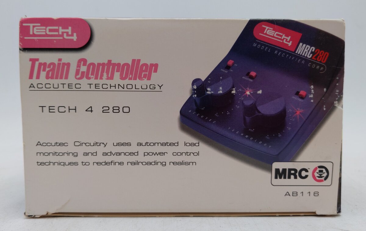 MRC AB116 Tech 4 280 Dual Power 16VA Train Controller EX/Box