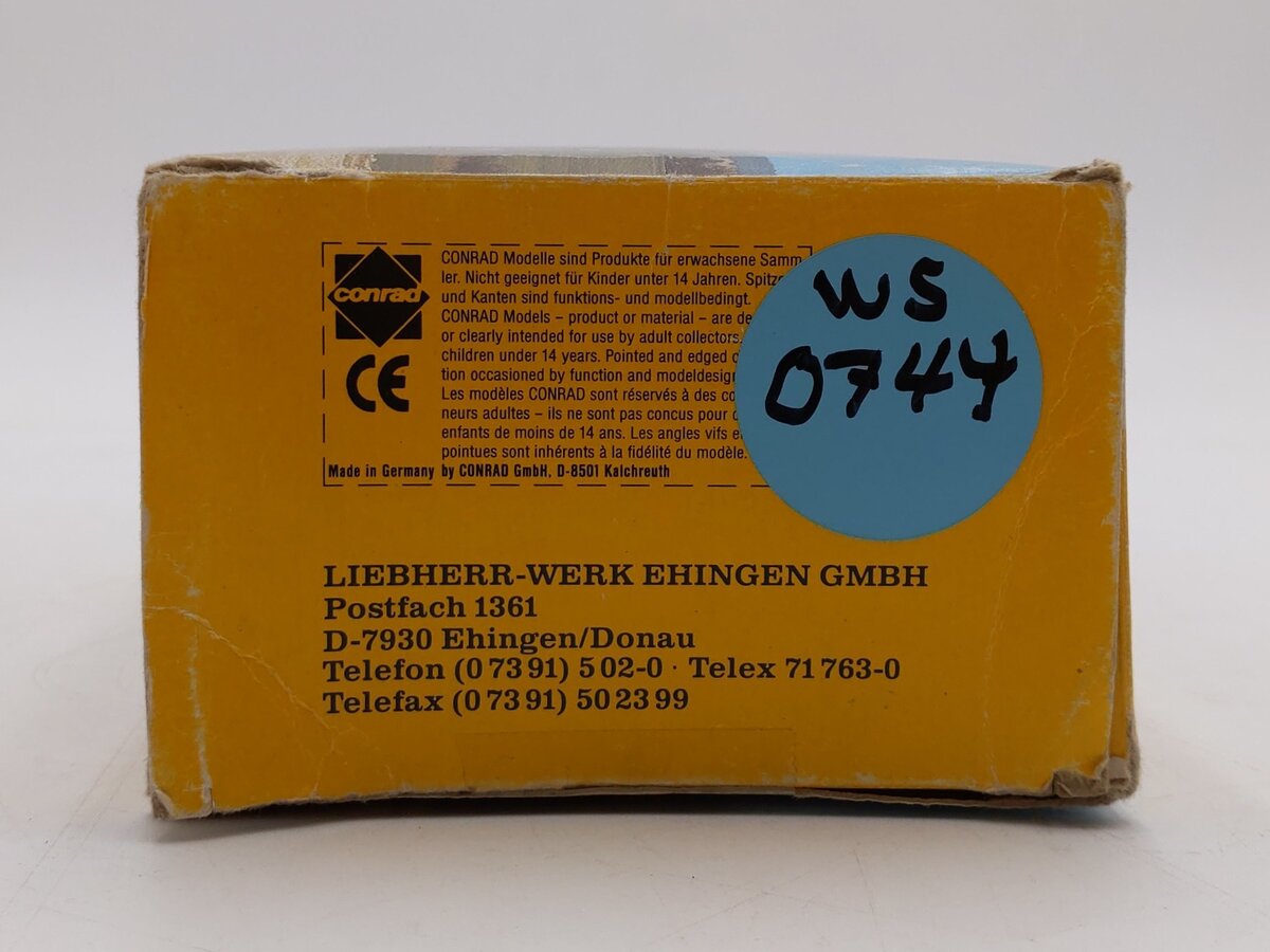 Conrad 2083 1:50 Scale Die-Cast Liebherr LTM 1025 Mobile Crane VG/Box