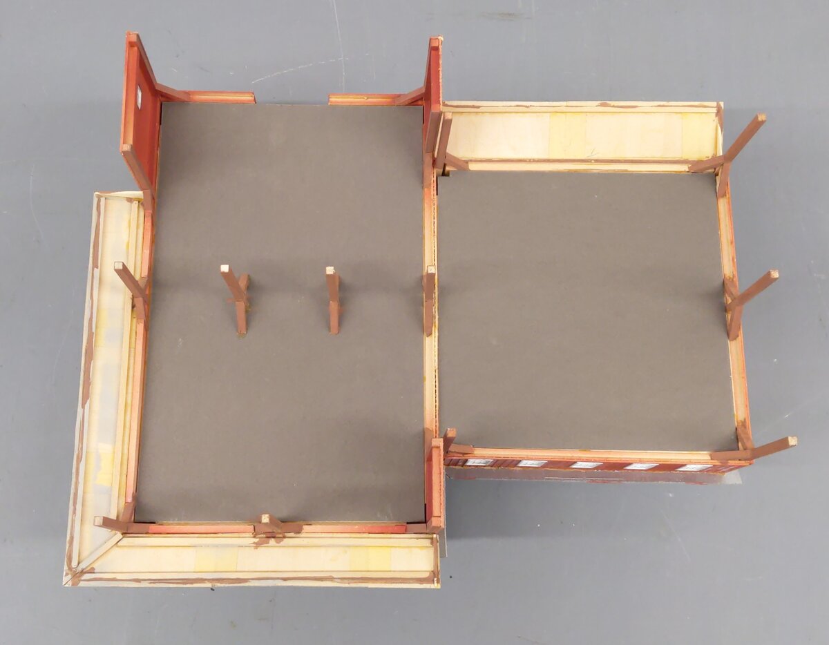 Generic Laser-cut Wooden Raised Storage Building Kit (Assembled) EX