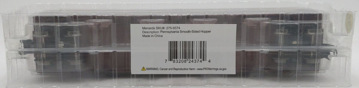 Menards 275-9374 O Gauge PRR Smooth-Sided Hopper #4866 NEW