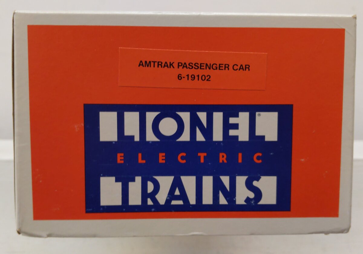 Lionel 6-19102 O Gauge Amtrak Passenger Coach Passenger Car #9102 EX/Box
