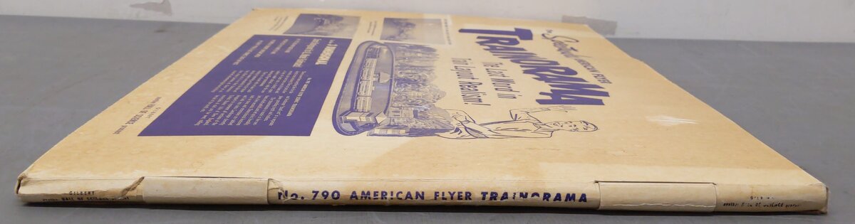 American Flyer 790 Vintage S Trainorama Cardboard Diorama LN/Box