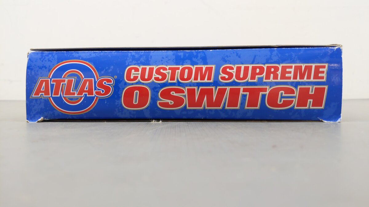 Atlas 6071 O Gauge Nickel Silver O-54 Right Hand Remote Control Switch Turnout EX/Box