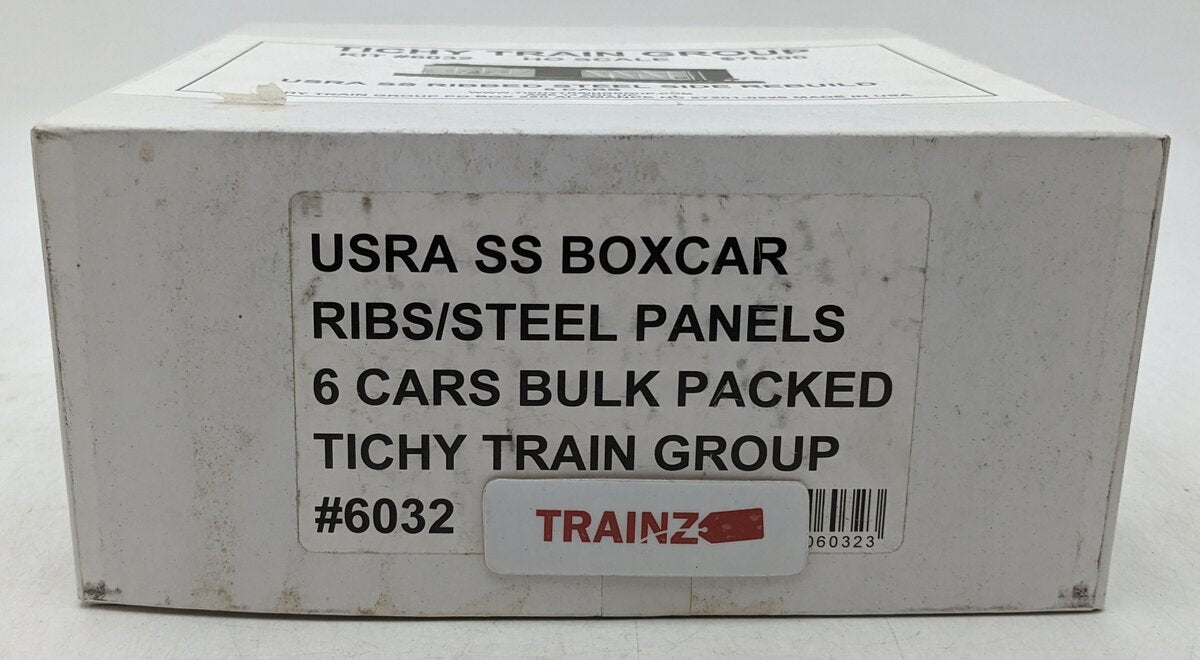 Tichy 6032 HO Scale Ribbed Steel Side Boxcar Kit (Set of 6) NIB