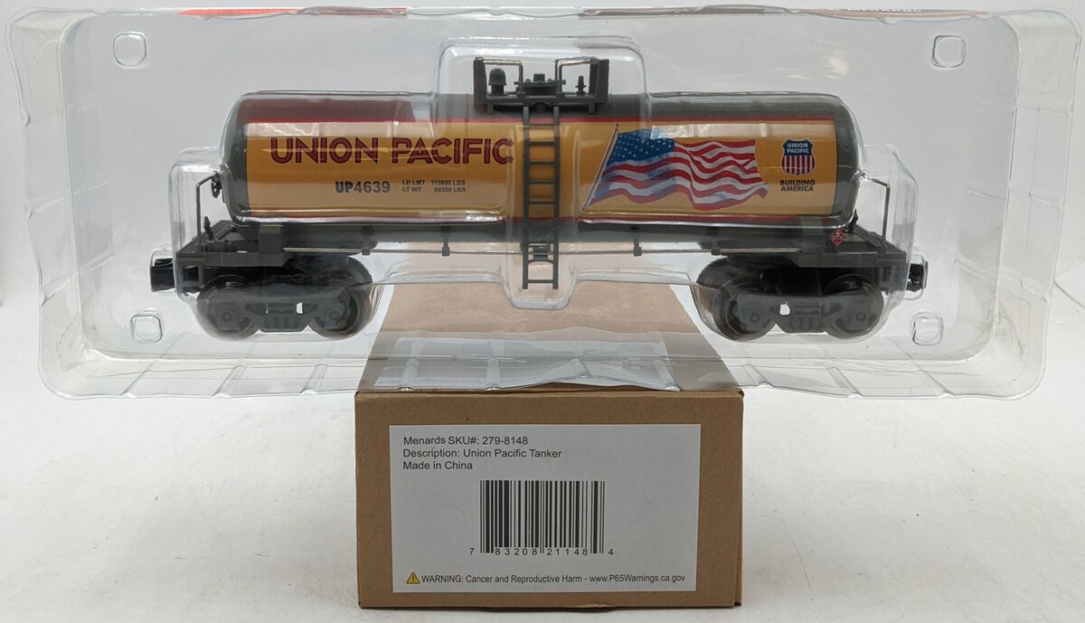 Menards 279-8148 O Gauge Union Pacific Tanker #4639 NIB