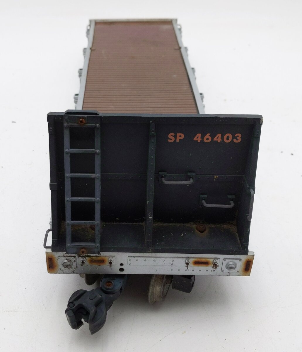 Aristo-Craft 46403 G Scale Southern Pacific Bulkhead Flatcar #46403 VG