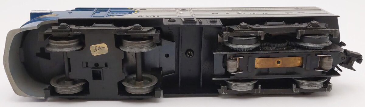 Lionel 6-8351 Santa Fe Blue & Silver Powered Alco A Unit VG