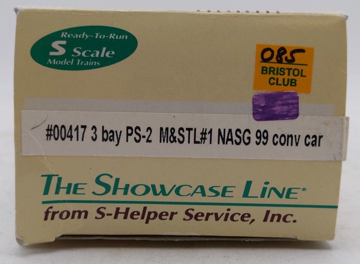 S-Helper Service 00418 S Gauge M&STL 3-Bay PS-2 Hopper #71033 LN/Box