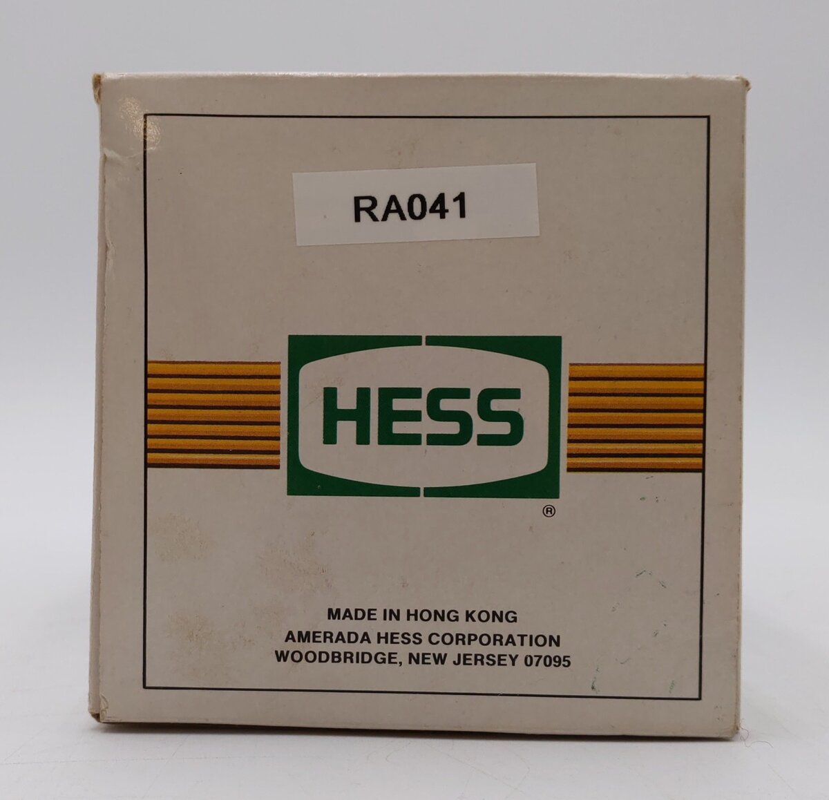 Hess Gasoline The First Hess Truck/Box