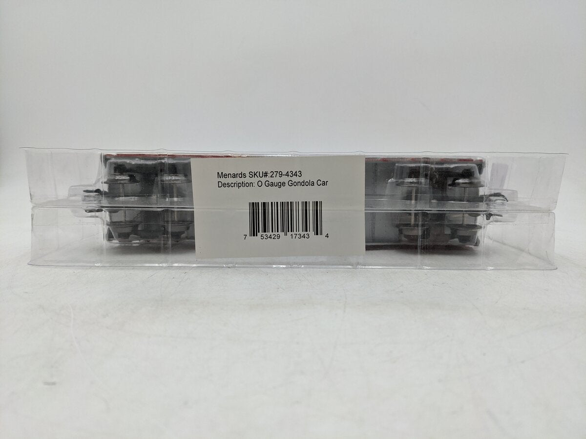 Menards 279-4343 O Scale Sante Fe Gondola Car #8128 NIB