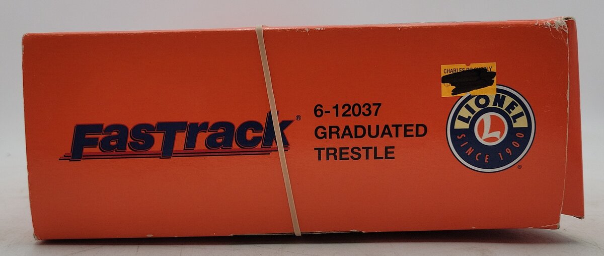 Lionel 6-12037 O FasTrack Graduated Trestle Set VG/Box