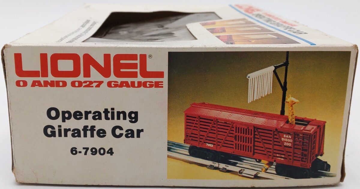 Lionel 6-7904 San Diego Zoo Operating Giraffe Car VG/Box