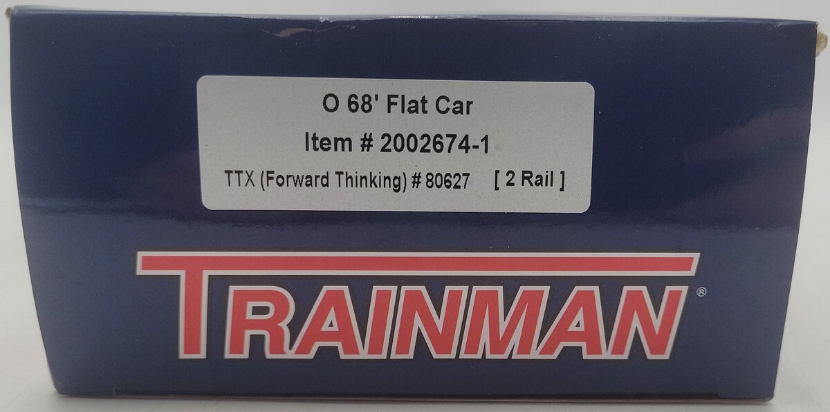 Atlas 2002674-1 O Gauge TTX Forward Thinking Flat Car #80627 EX/Box