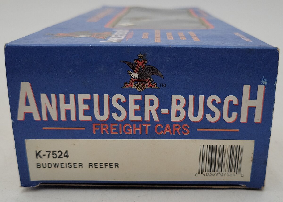 K-Line K-7524 O Gauge Budweiser Beer Reefer EX/Box