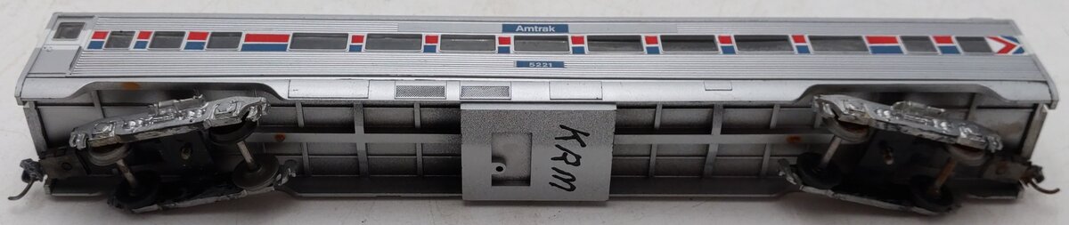 Athearn 1819 HO Scale Amtrak Streamlined Coach Passenger Car #5221