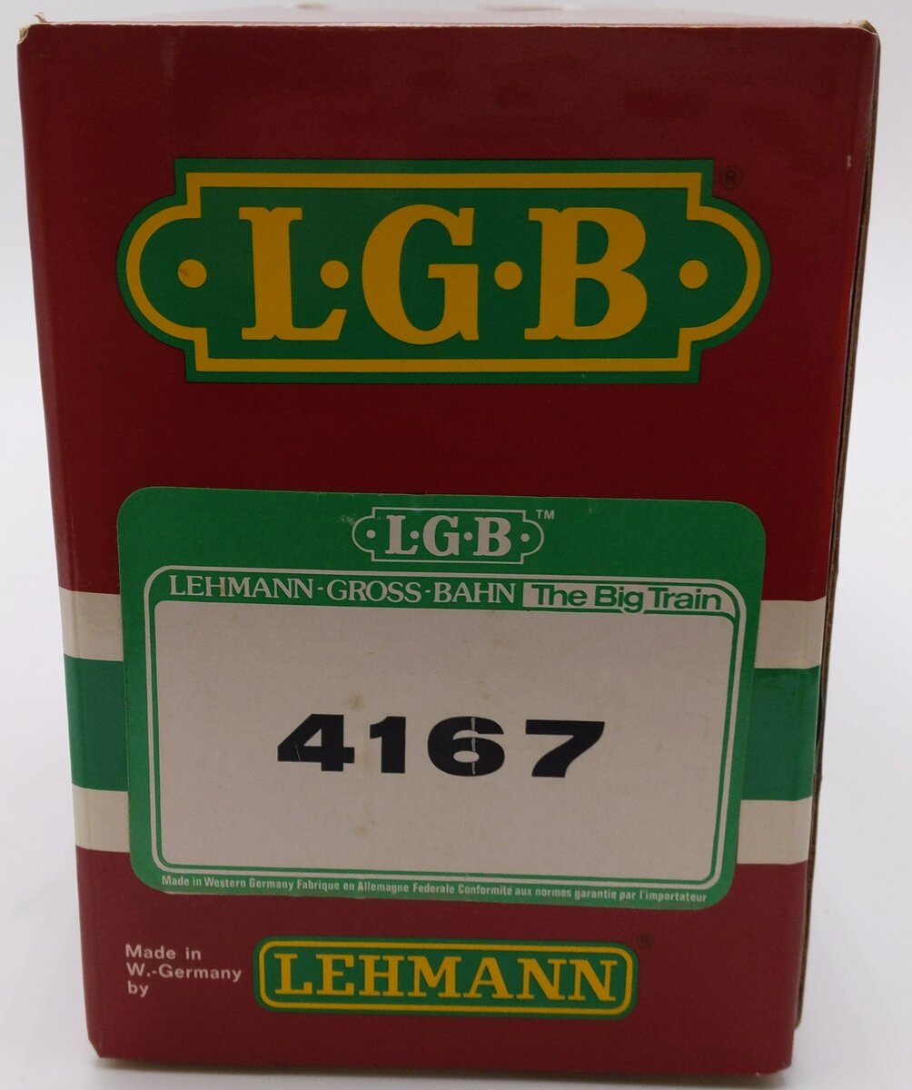 LGB 4167 G Scale White Pass & Yukon Wood Boxcar VG/Box