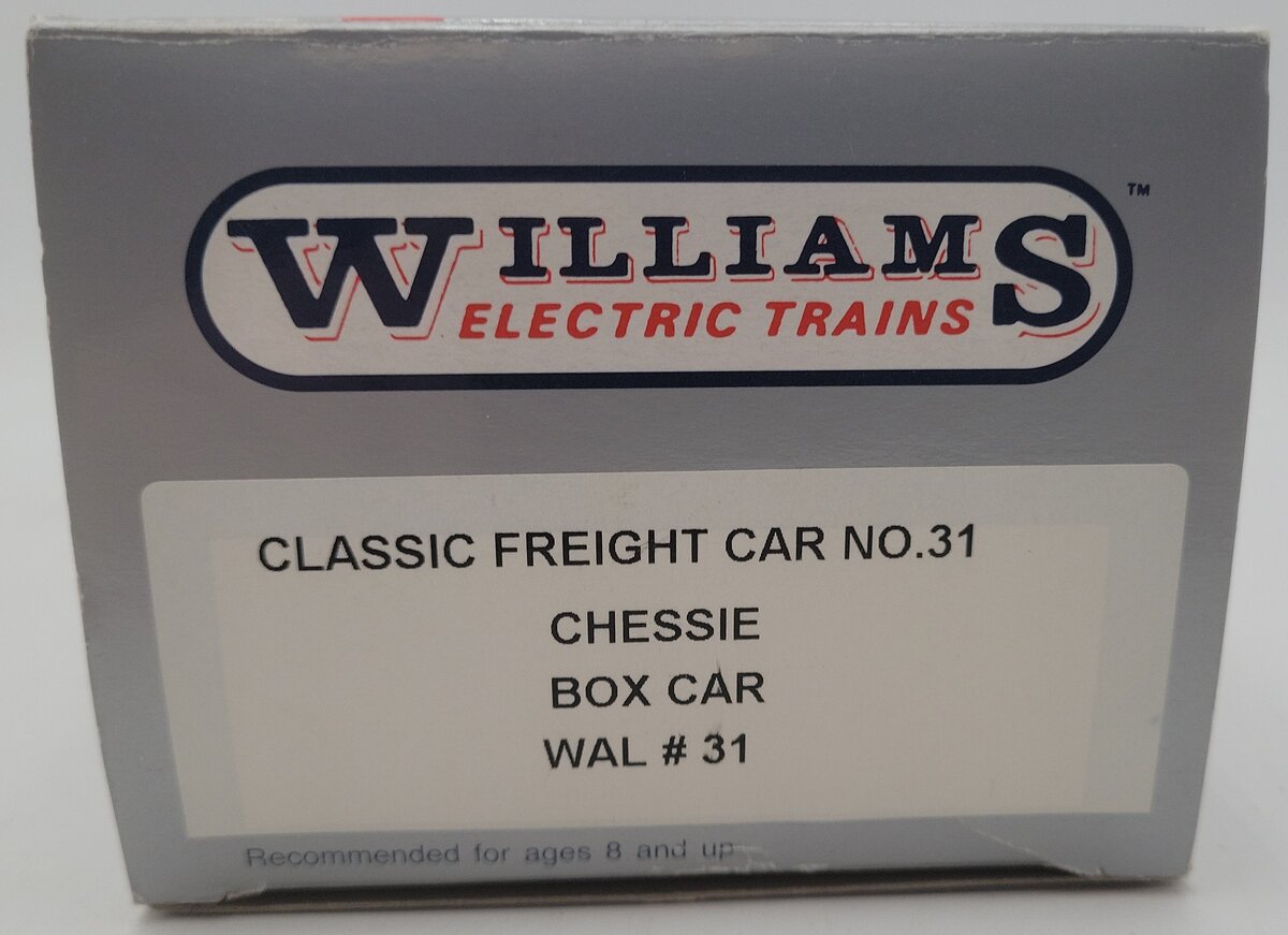 Williams 31 O Gauge Chessie Classic Freight Car No. 31 EX/Box