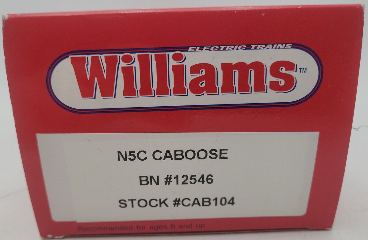 Williams CAB104 Burlington Northern N5C Caboose #12546 EX/Box