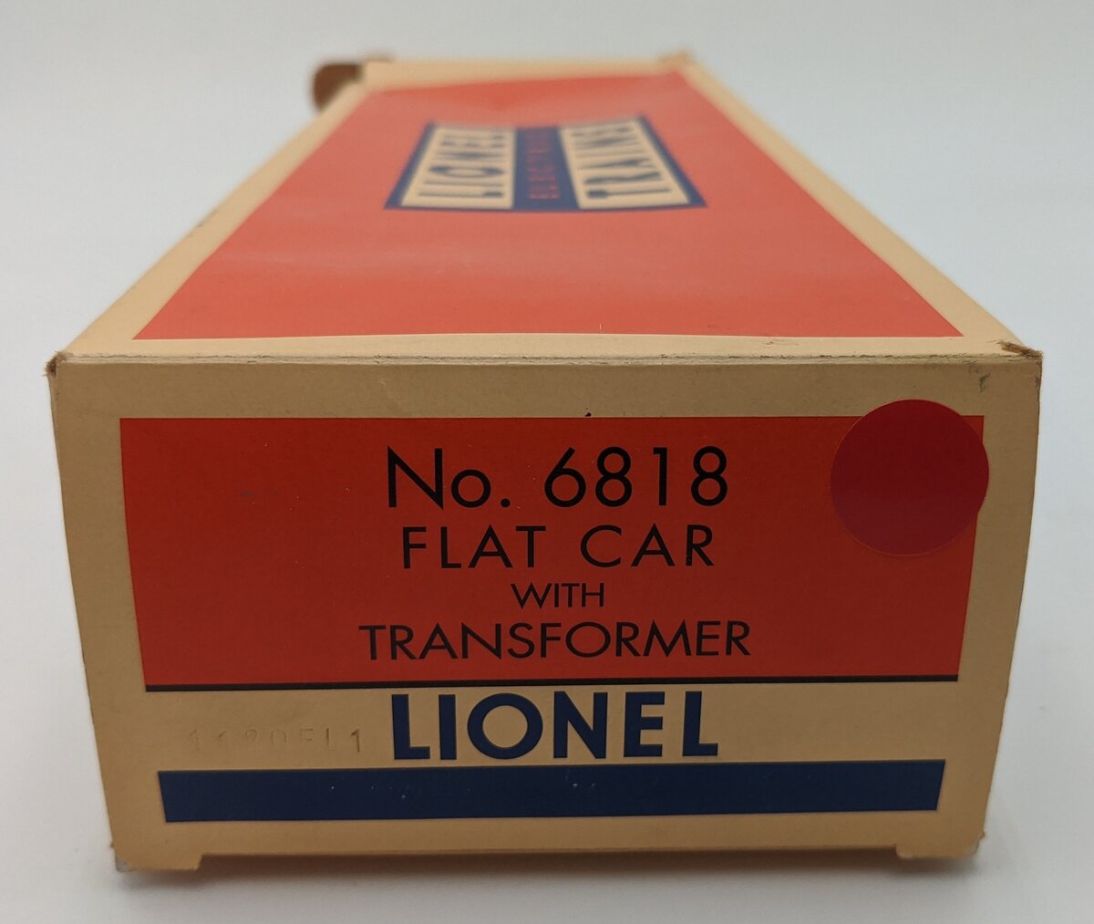 Lionel 6818 Vintage O Flatcar with Transformer VG/Box