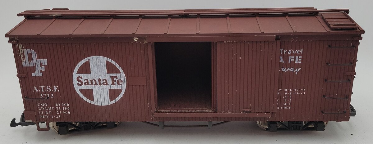 USA Trains 1934 G Santa Fe Boxcar #3712 VG