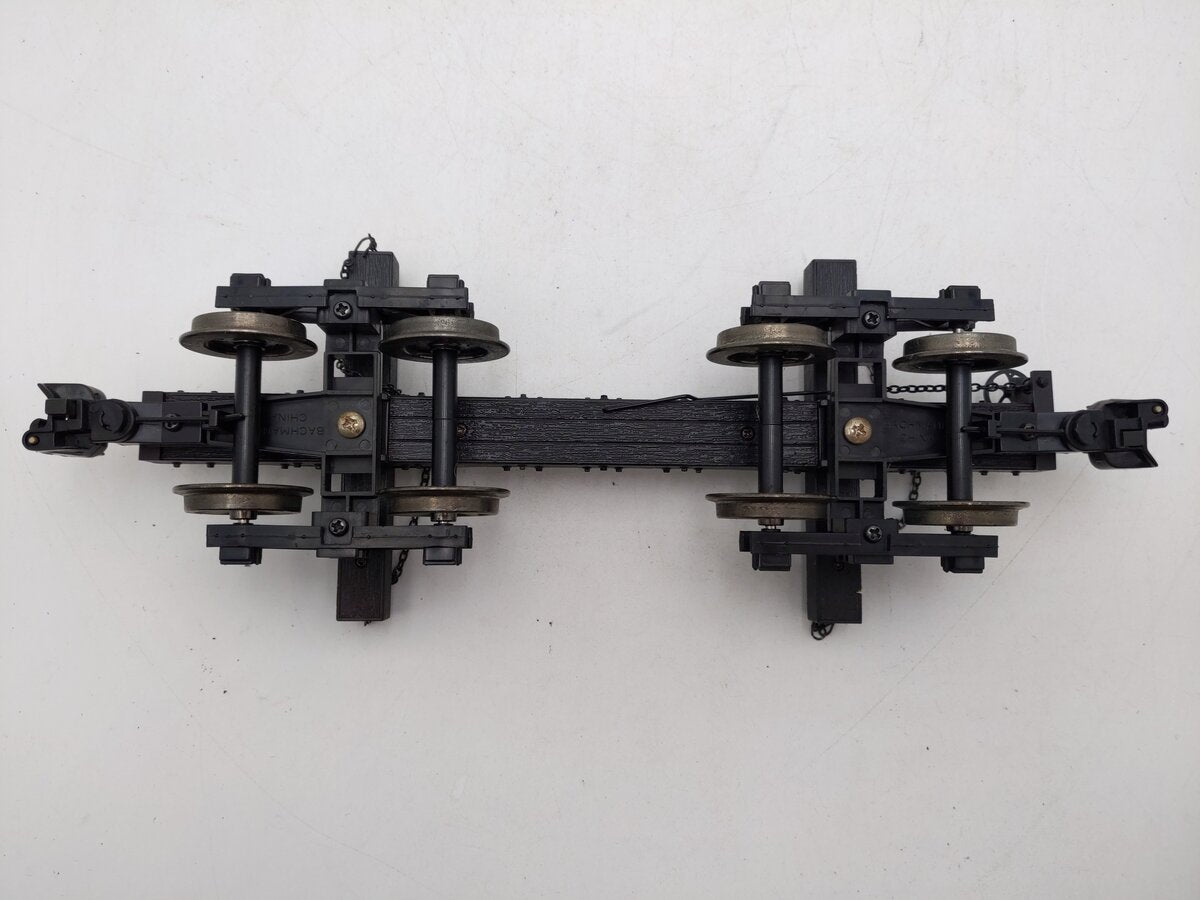 Bachmann 98490 G Scale Black Skeleton Log Car - Metal Wheels EX