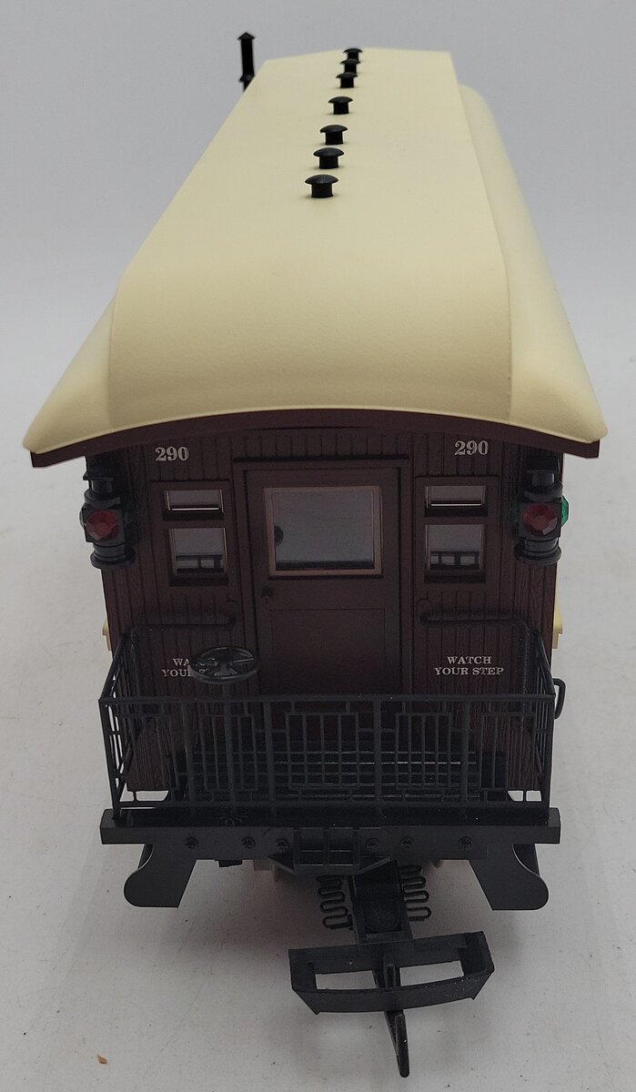 USA Trains 30502 G Pennsylvania Overton Observation Car - Metal Wheels EX