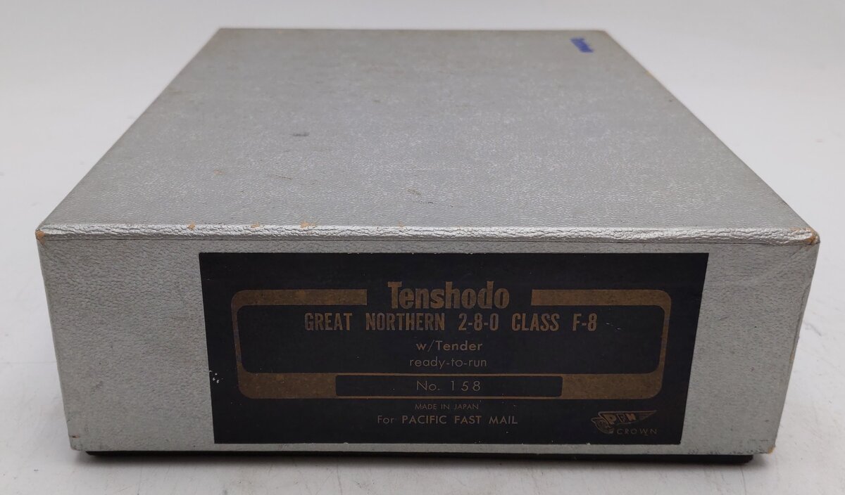 Tenshodo 158 HO BRASS Great Northern 2-8-0 Class F-8 Box Only VG/Box