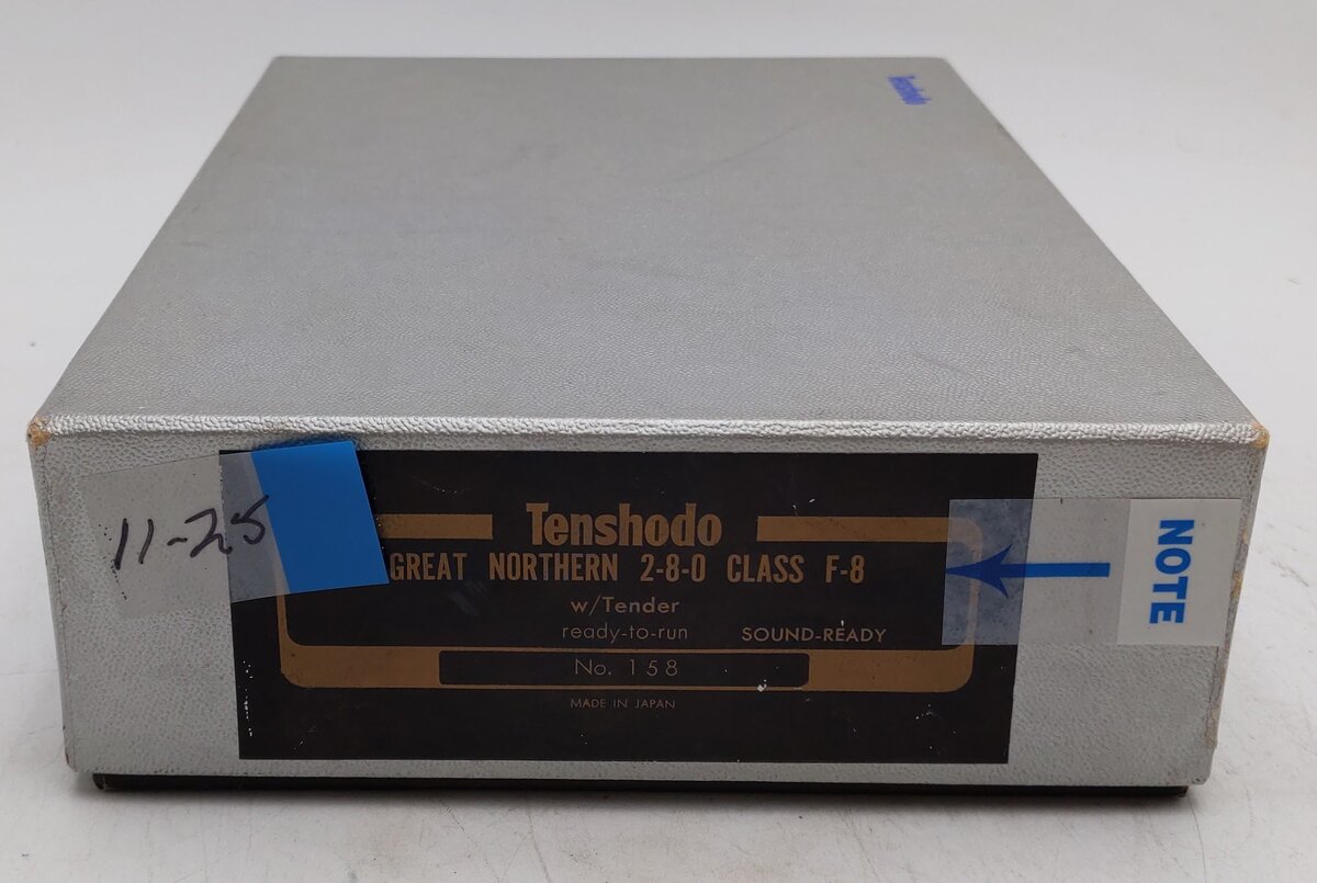 Tenshodo 158 HO BRASS Great Northern 2-8-0 Class F-8 Box Only VG/Box