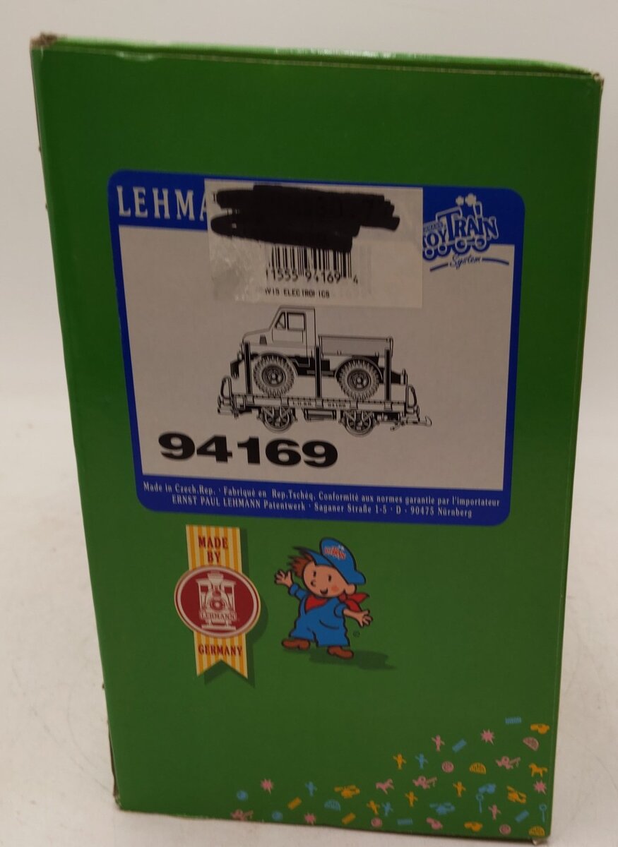 LGB 94169 G Scale Flatcar with Truck Load EX/Box