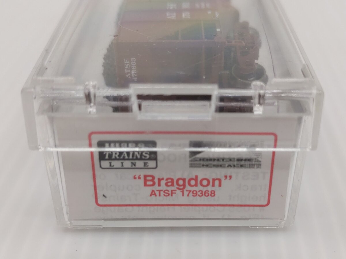 Micro-Trains N Scale Special Run ATSF "Bragdon" 3-Bay Hopper w/Load #179663 LN