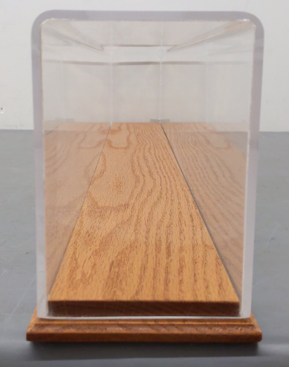 O Gauge 36" Wooden Display Case W/ Acrylic Cover. LN